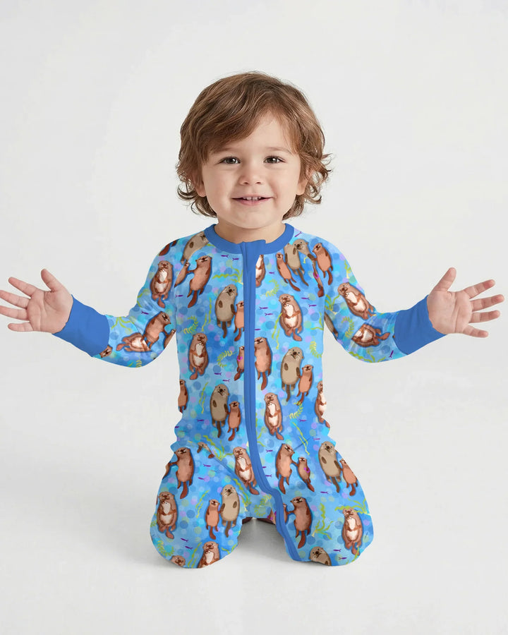 Gerippte Babykleidung mit individuellem Foto - Weich &amp; Skizzenhaft