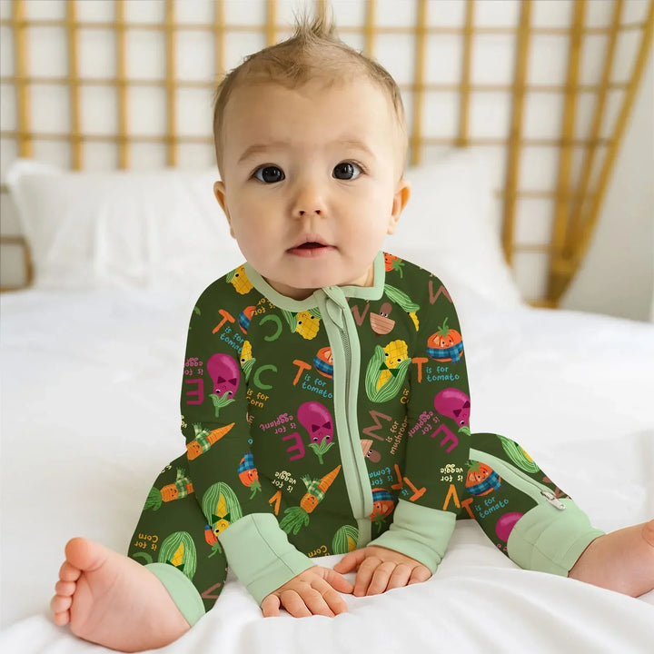 Gerippte Babykleidung mit individuellem Foto - Weich &amp; Skizzenhaft