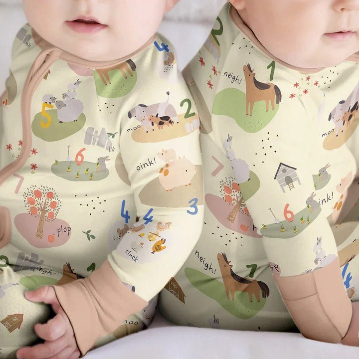 Gerippte Babykleidung mit individuellem Foto - Weich &amp; Skizzenhaft