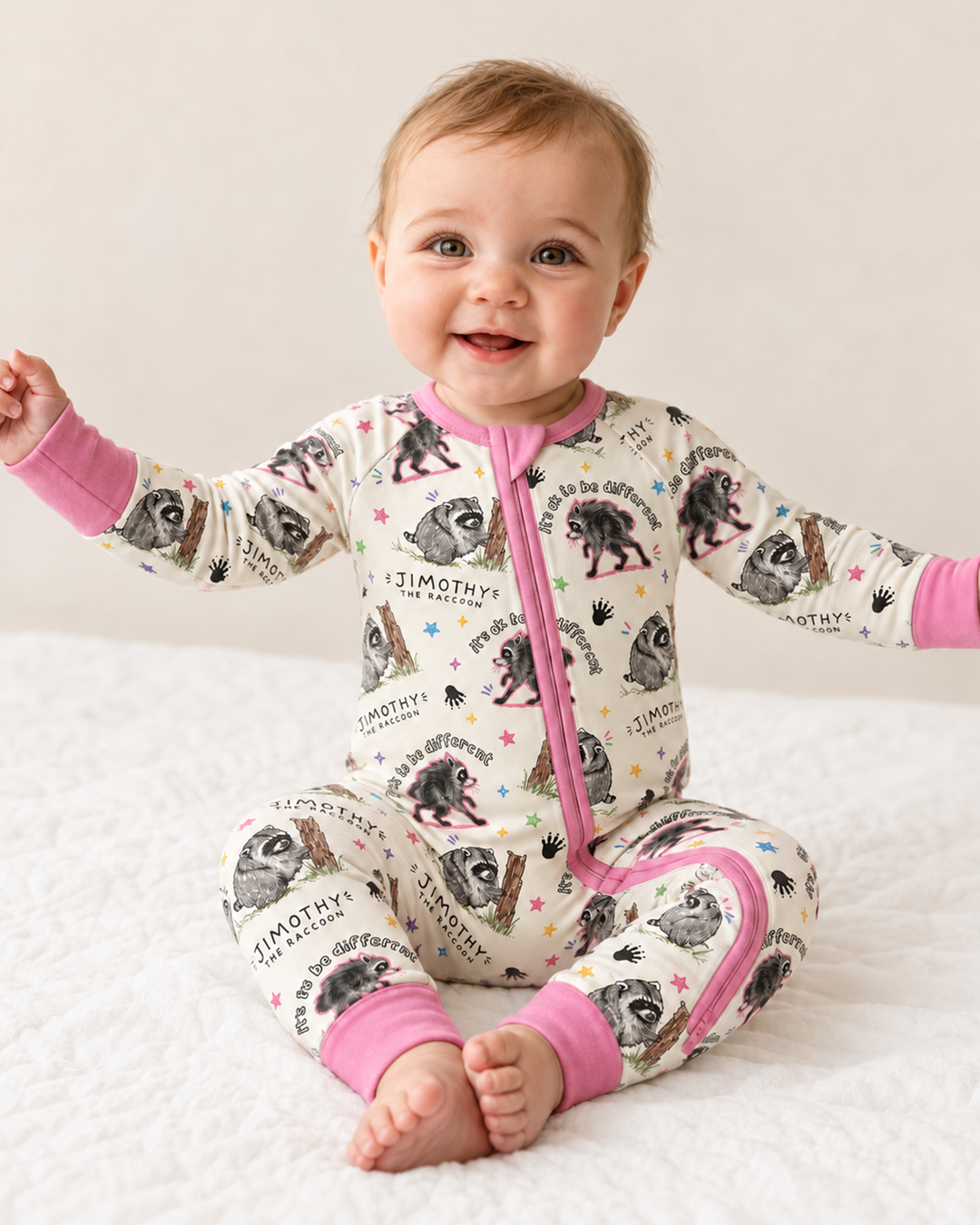 Gerippte Babykleidung mit individuellem Foto - Weich &amp; Skizzenhaft