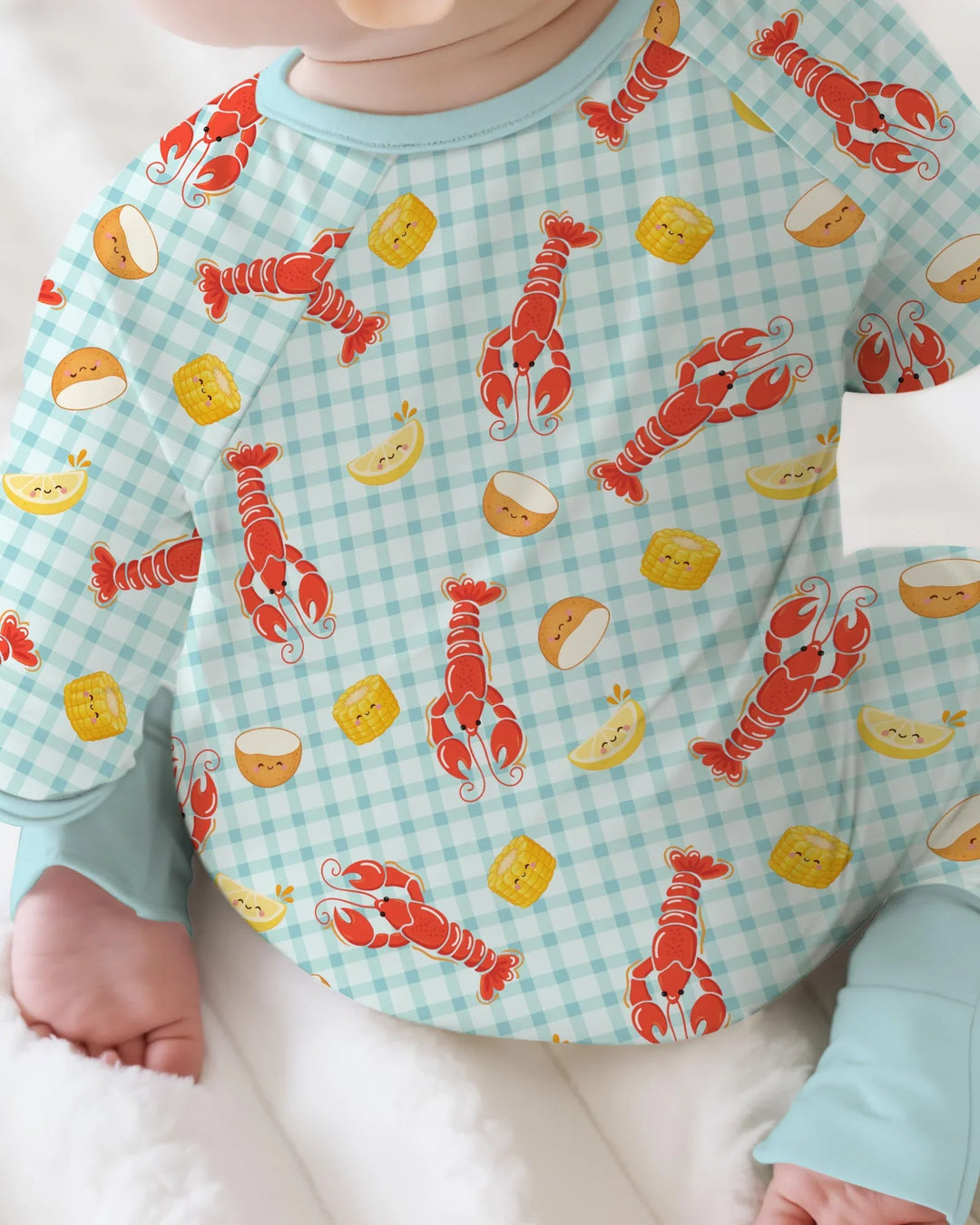 Gerippte Babykleidung mit individuellem Foto - Weich &amp; Skizzenhaft