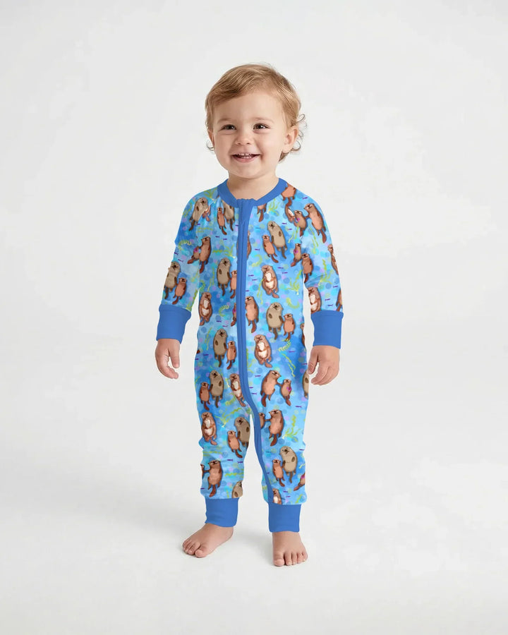 Gerippte Babykleidung mit individuellem Foto - Weich &amp; Skizzenhaft