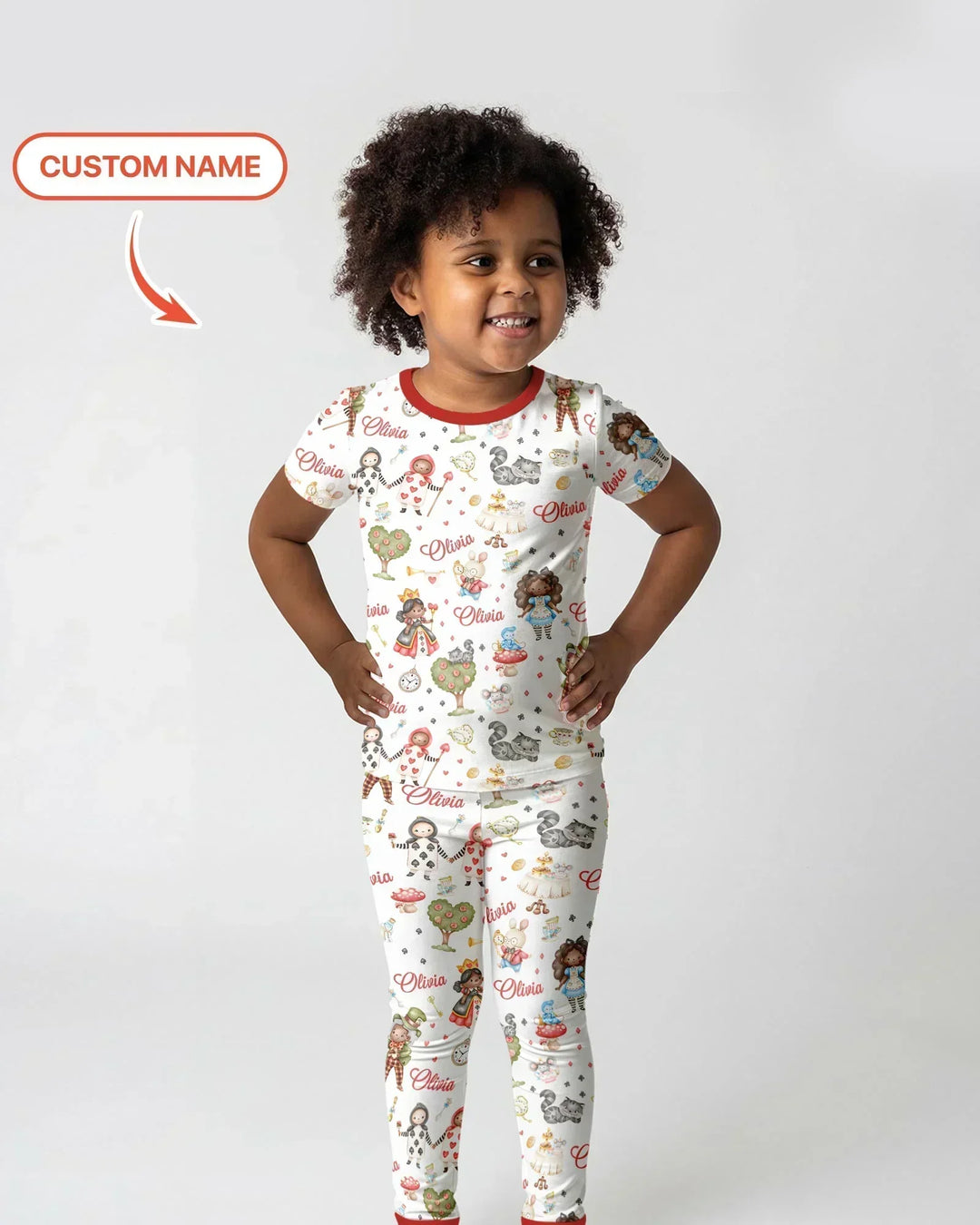Zweiteiliges, kurzärmliges Pyjama-Set mit Marienkäfern