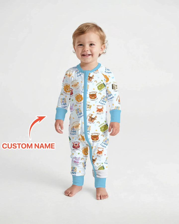 Gerippte Babykleidung mit individuellem Foto - Weich &amp; Skizzenhaft