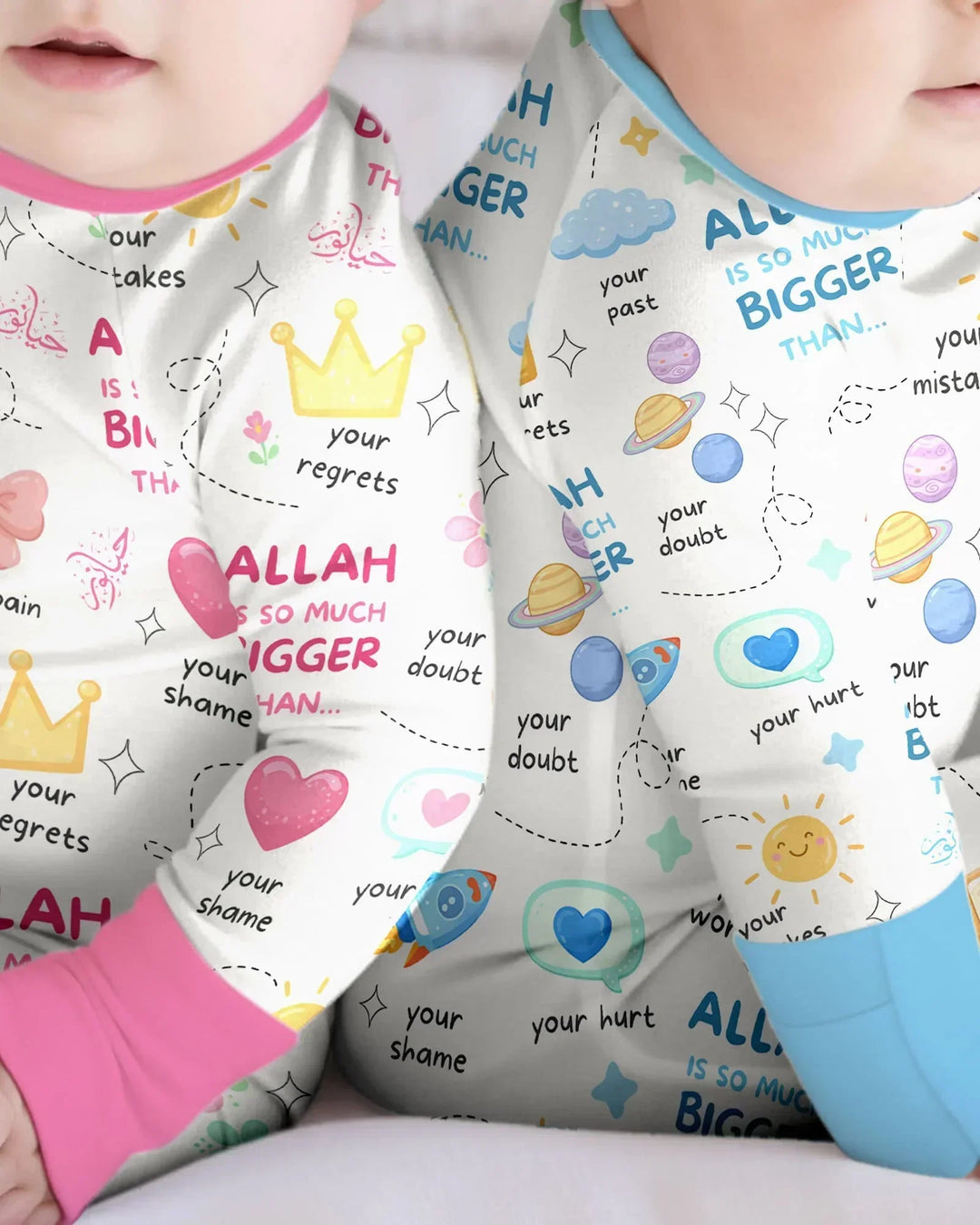 Gerippte Babykleidung mit individuellem Foto - Weich &amp; Skizzenhaft