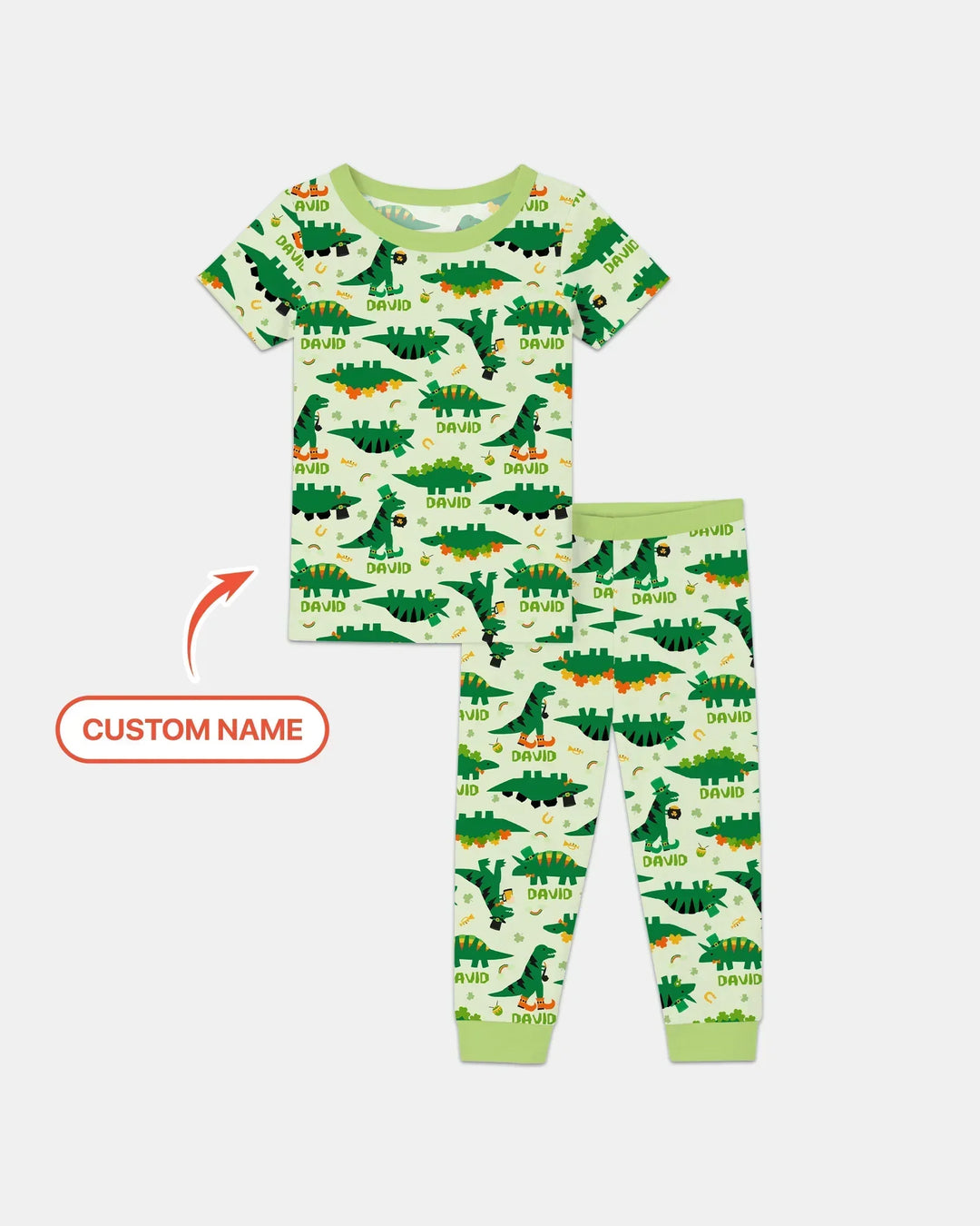 Zweiteiliges, kurzärmliges Pyjama-Set mit Marienkäfern