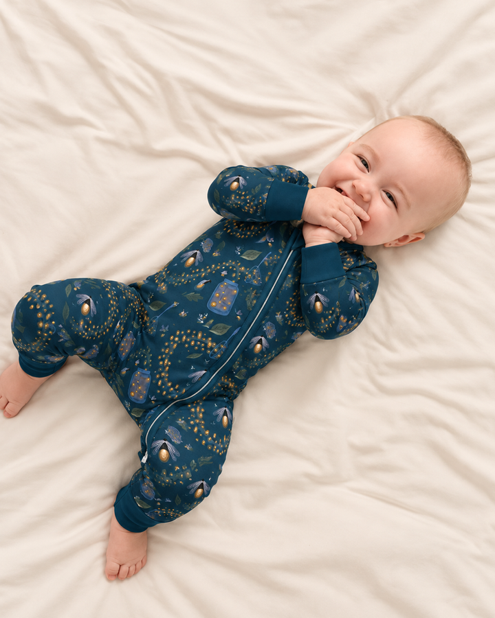 Catching Fireflies Bamboo Convertible Zippered Romper
