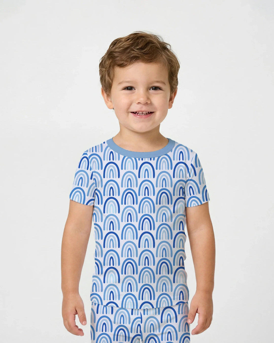 Zweiteiliges, kurzärmliges Pyjama-Set mit Marienkäfern