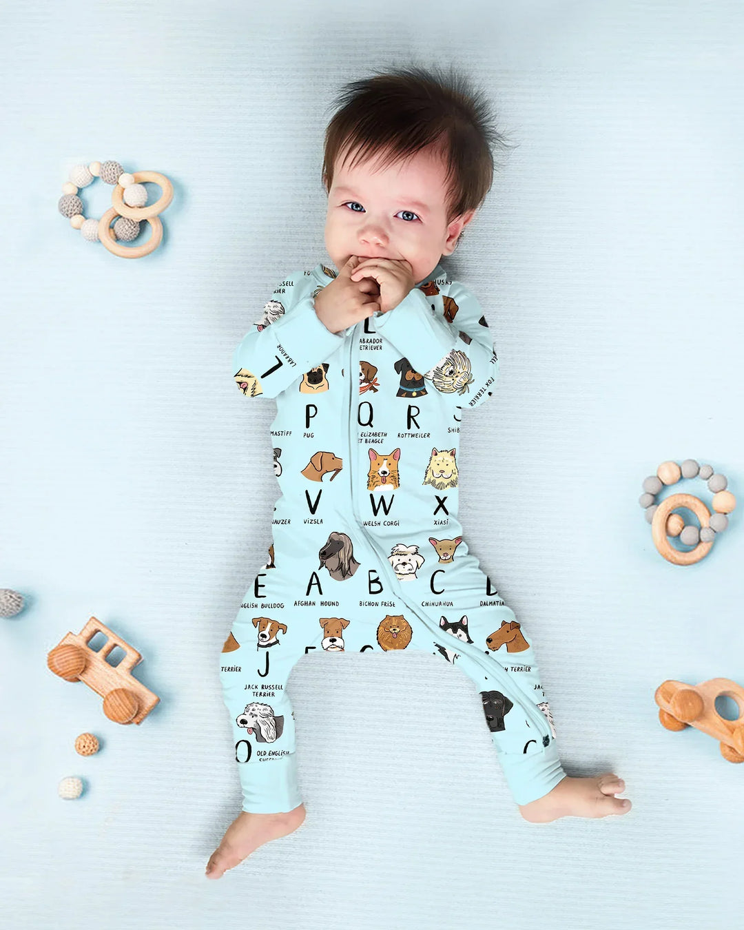 Gerippte Babykleidung mit individuellem Foto - Weich &amp; Skizzenhaft