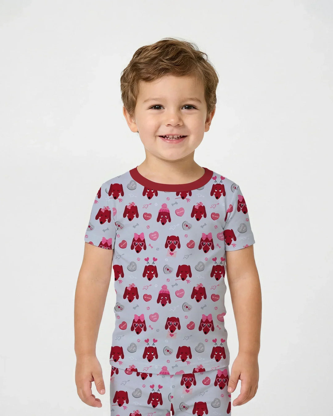 Zweiteiliges, kurzärmliges Pyjama-Set mit Marienkäfern