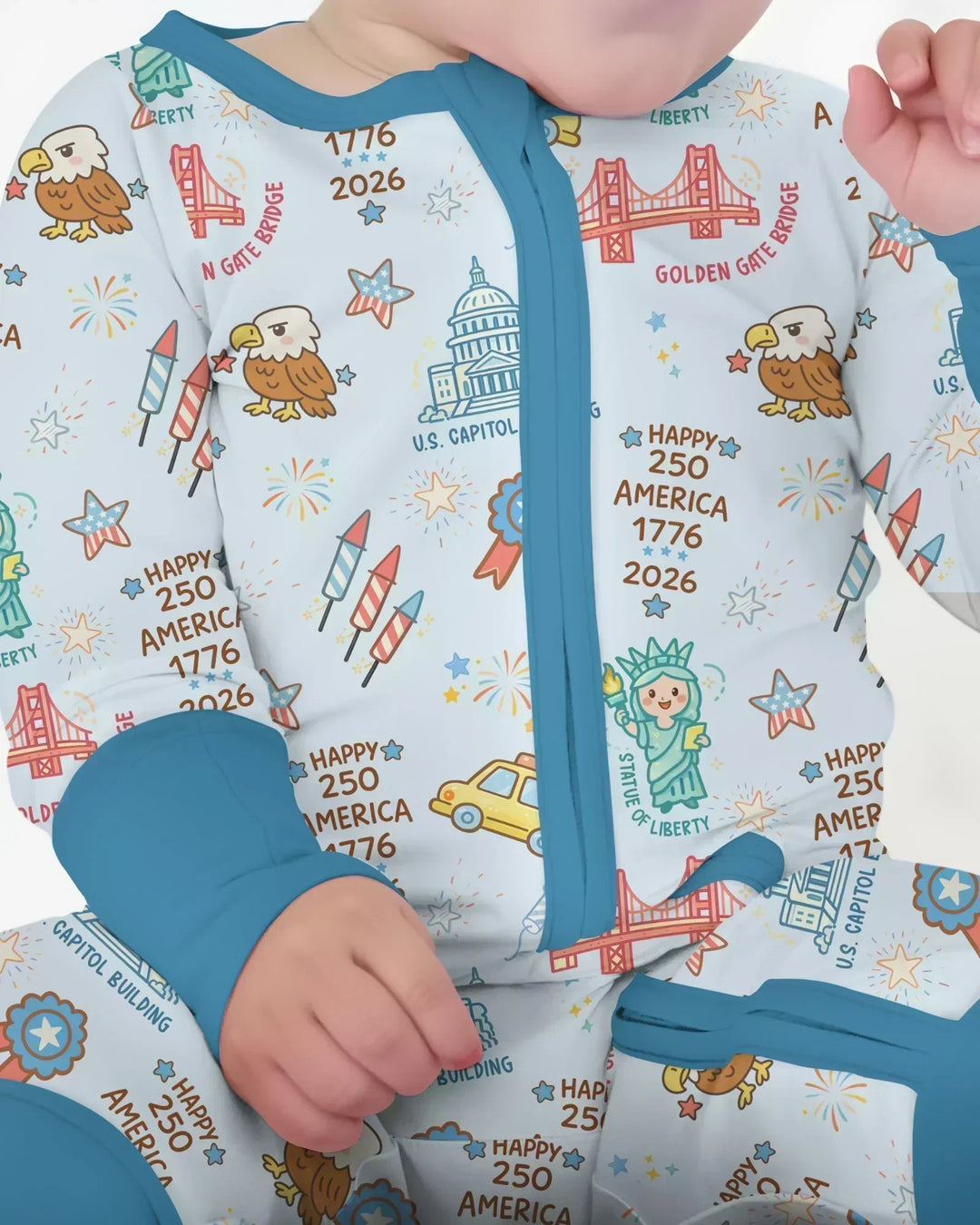 Gerippte Babykleidung mit individuellem Foto - Weich &amp; Skizzenhaft