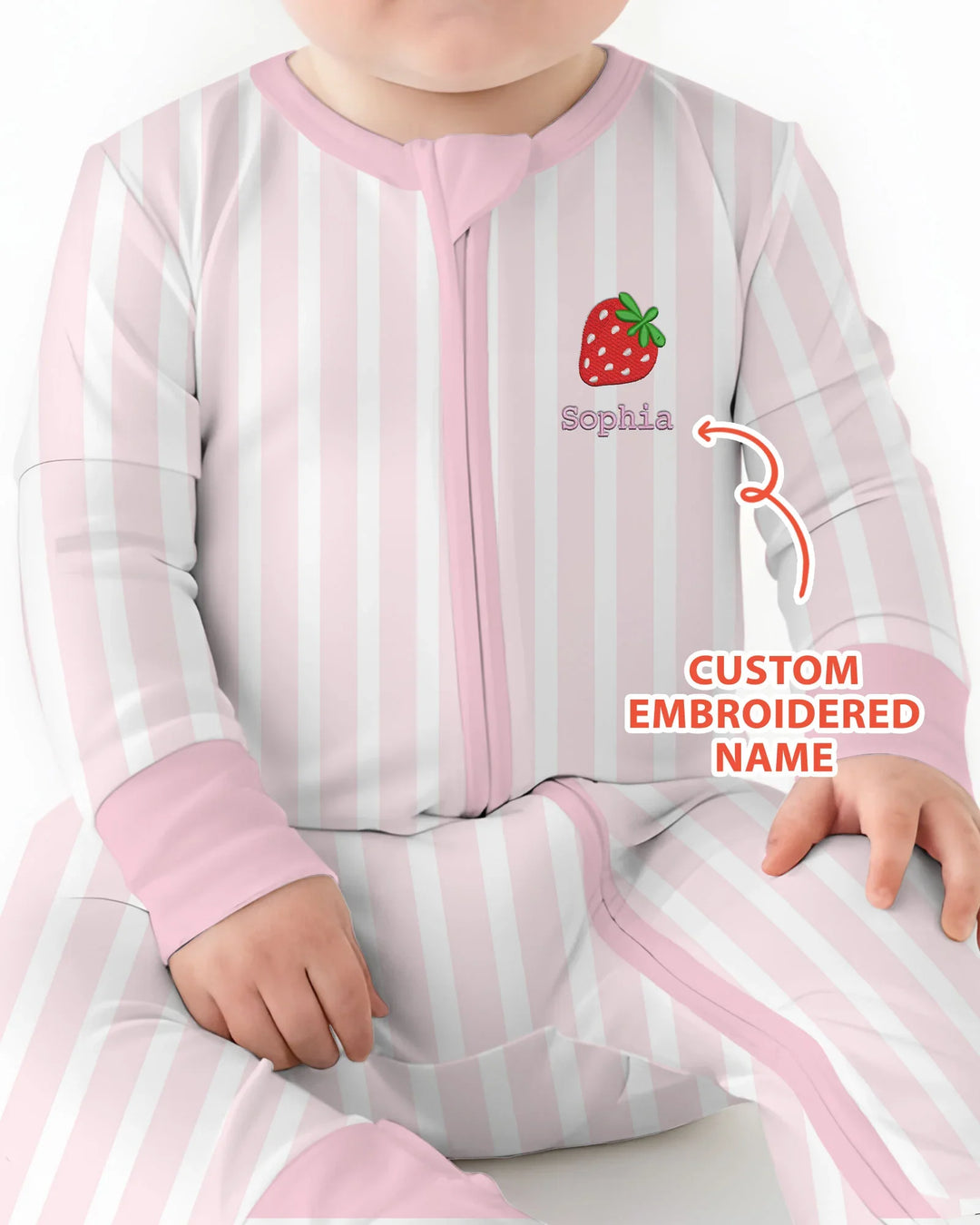 Gerippte Babykleidung mit individuellem Foto - Weich &amp; Skizzenhaft