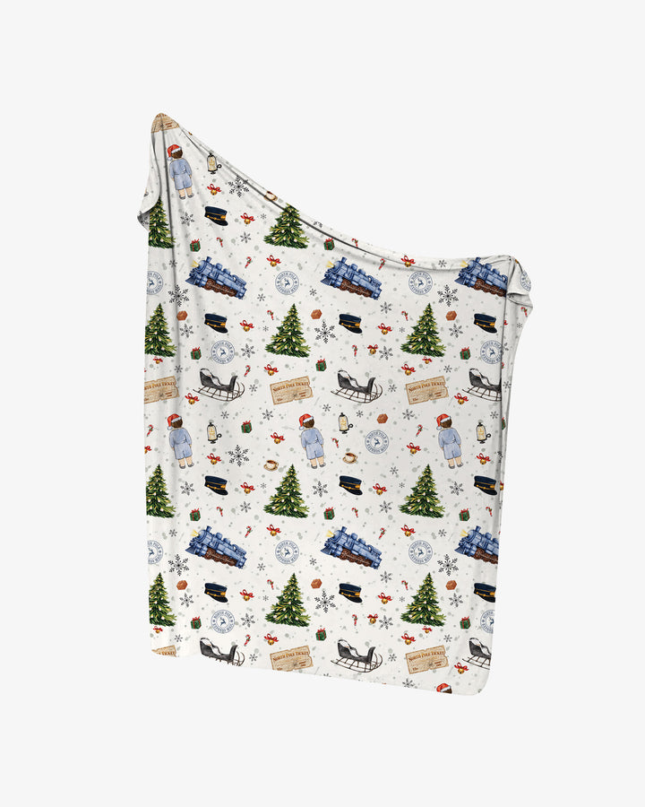 North Pole Adventure Bamboo Swaddle Blanket