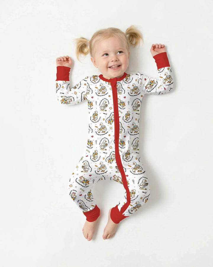 Just A String Cheese Mama Era Mommy & Me Bamboo Convertible Zippy
