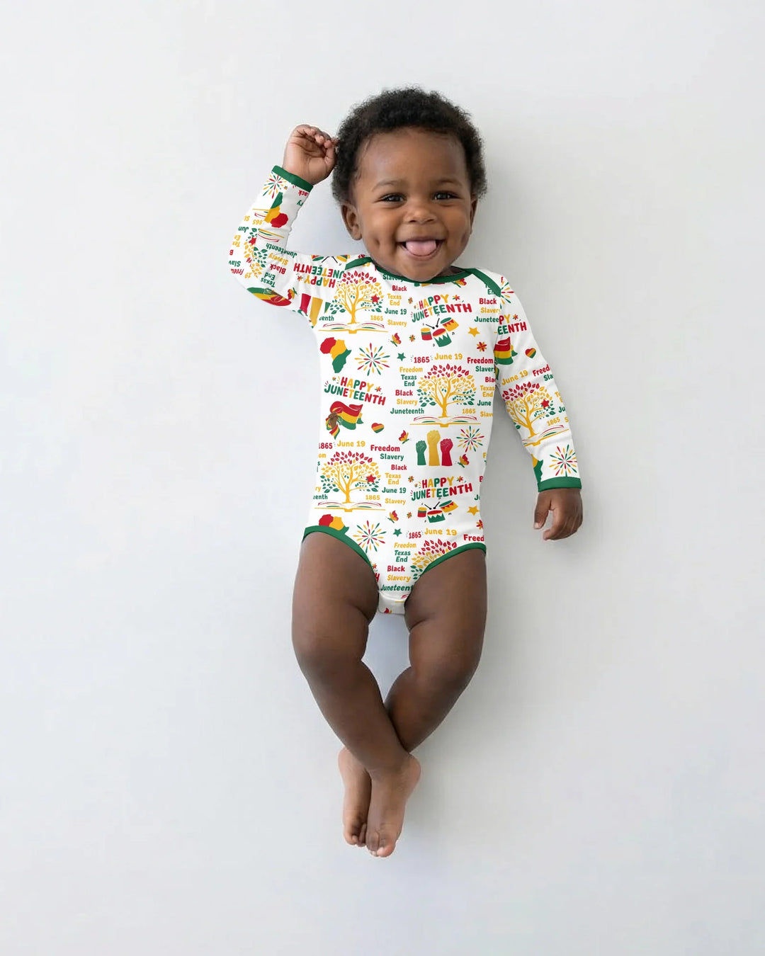Happy Juneteenth Bamboo Bodysuit