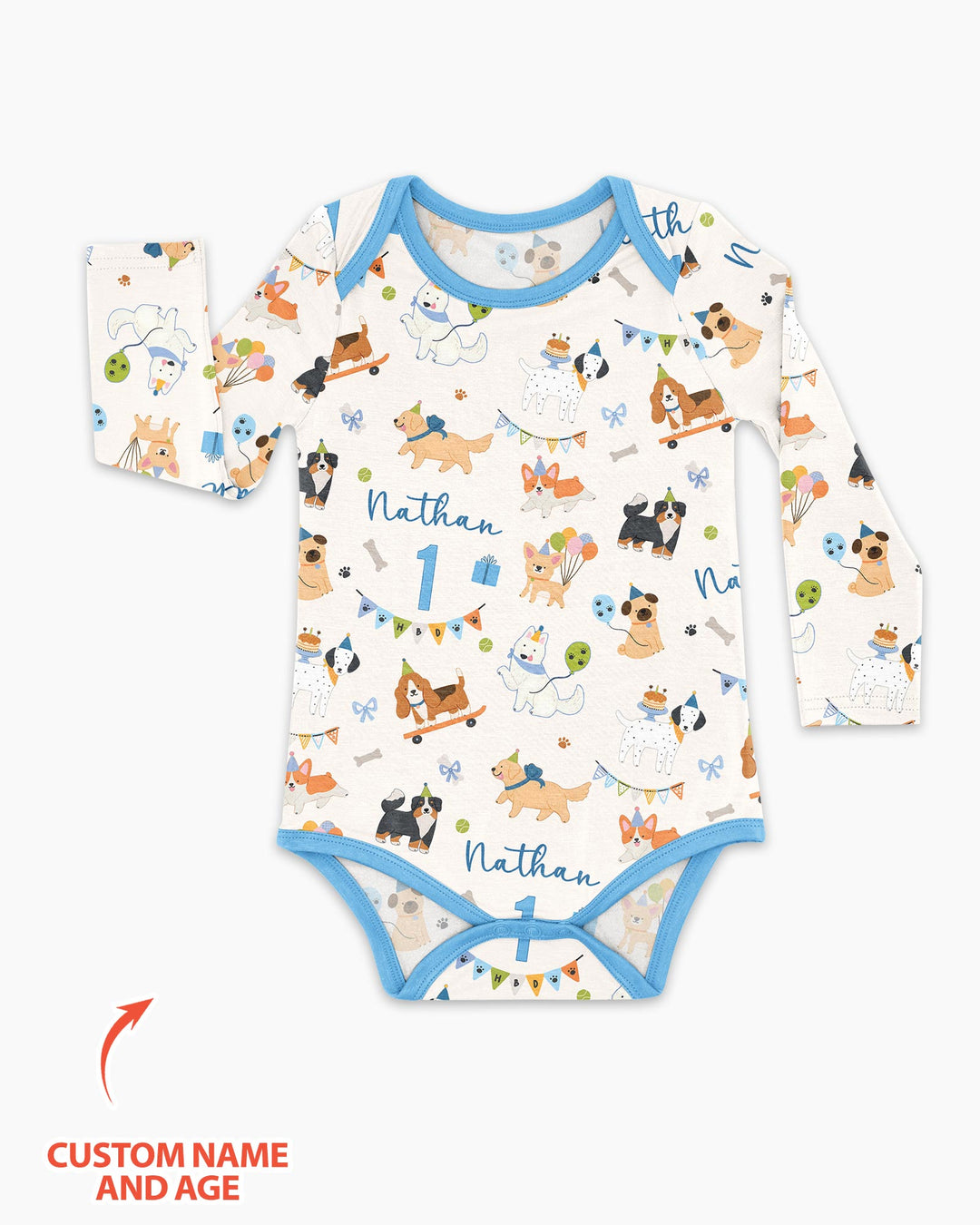Gerippte Babykleidung mit individuellem Foto - Weich &amp; Skizzenhaft