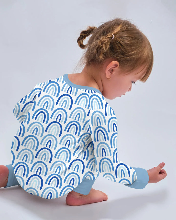 Gerippte Babykleidung mit individuellem Foto - Weich &amp; Skizzenhaft