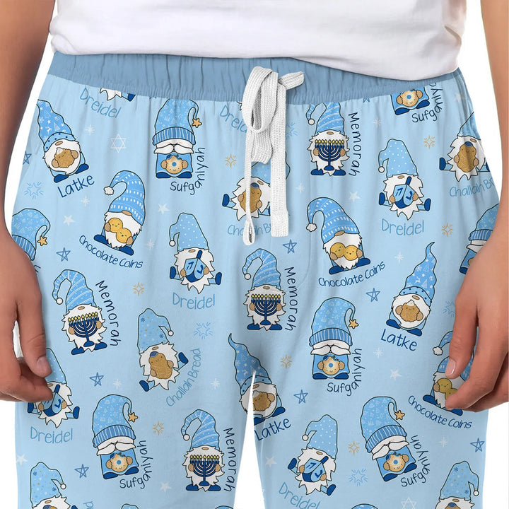 Happy Hanukkah Matching Family Men's Pajama Set , Happy Hanukkah Matching Family Men's Pajama Set - Only Shirt / XS