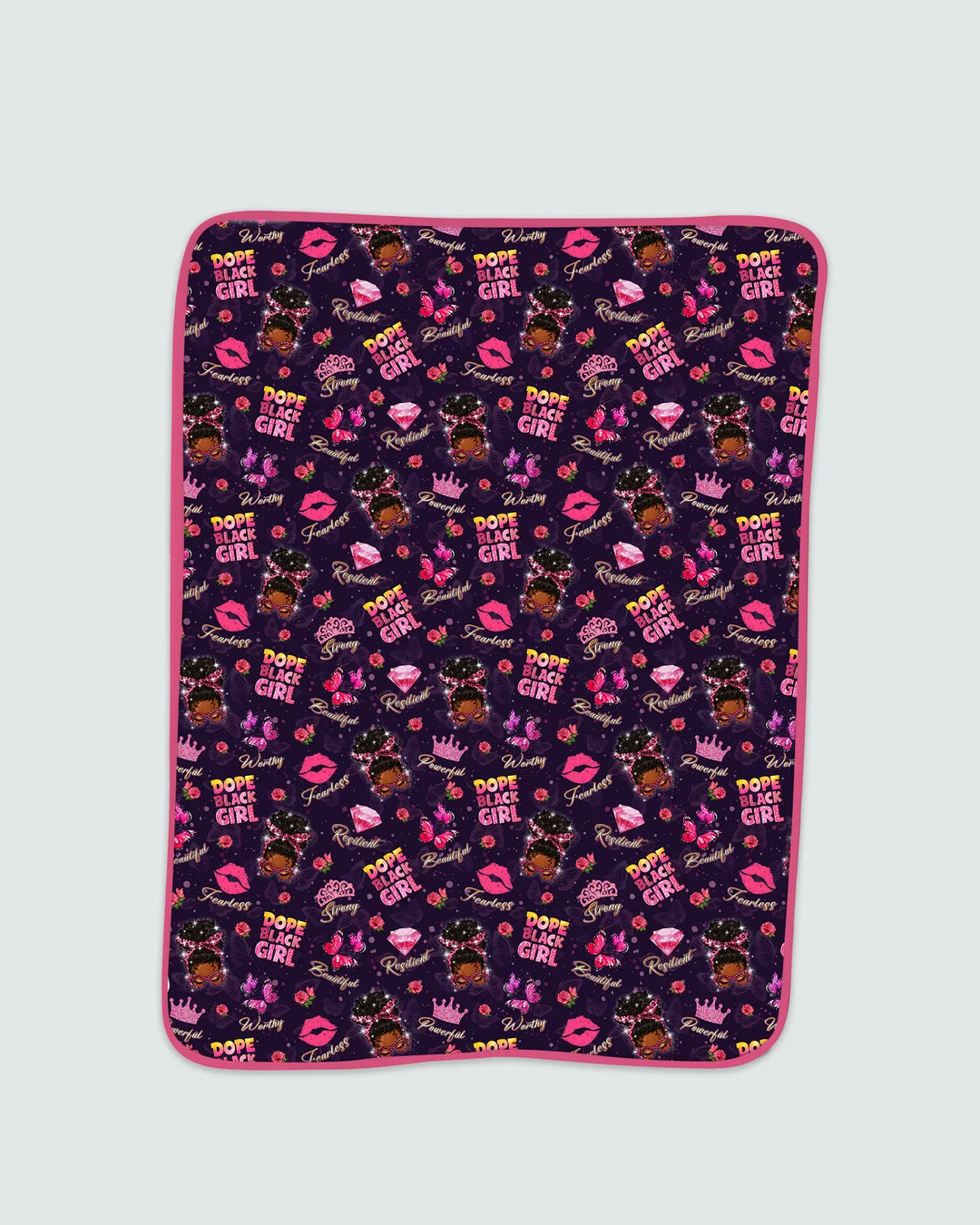 Dope Black Queen Bamboo Blanket