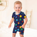 Template Zweiteiliges Pyjama-Set mit kurzen Ärmeln und Shorts