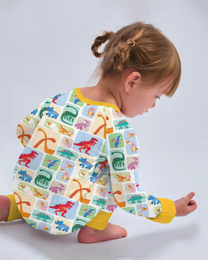 Rainbow Dino Friends Family Matching Bamboo Convertible Zippy