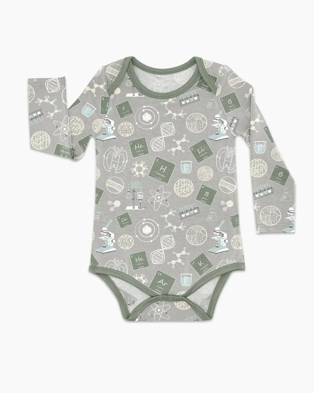 Gerippte Babykleidung mit individuellem Foto - Weich &amp; Skizzenhaft