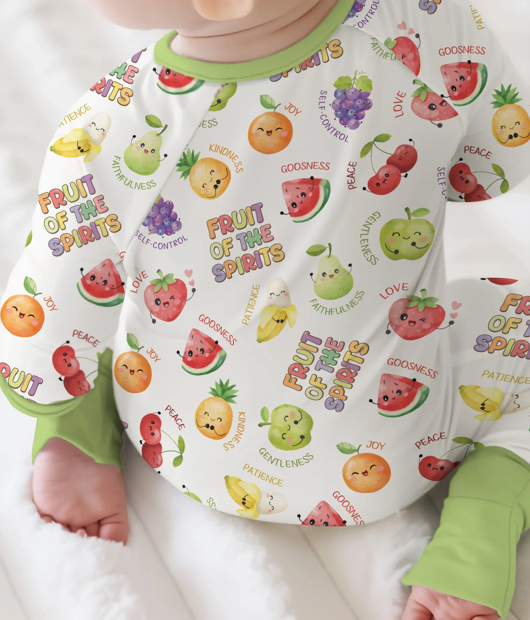 Gerippte Babykleidung mit individuellem Foto - Weich &amp; Skizzenhaft