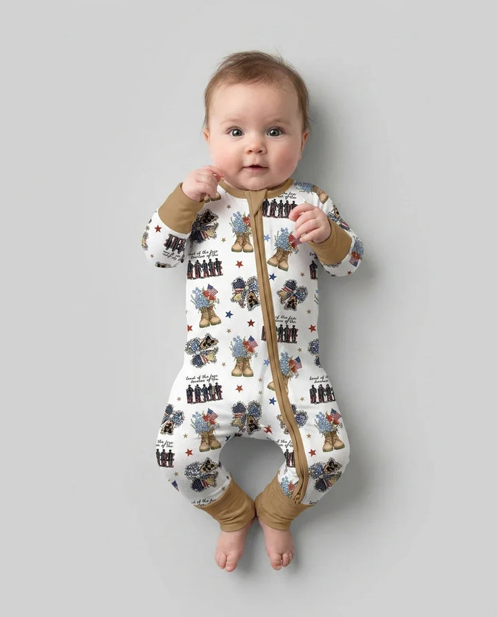 Gerippte Babykleidung mit individuellem Foto - Weich &amp; Skizzenhaft