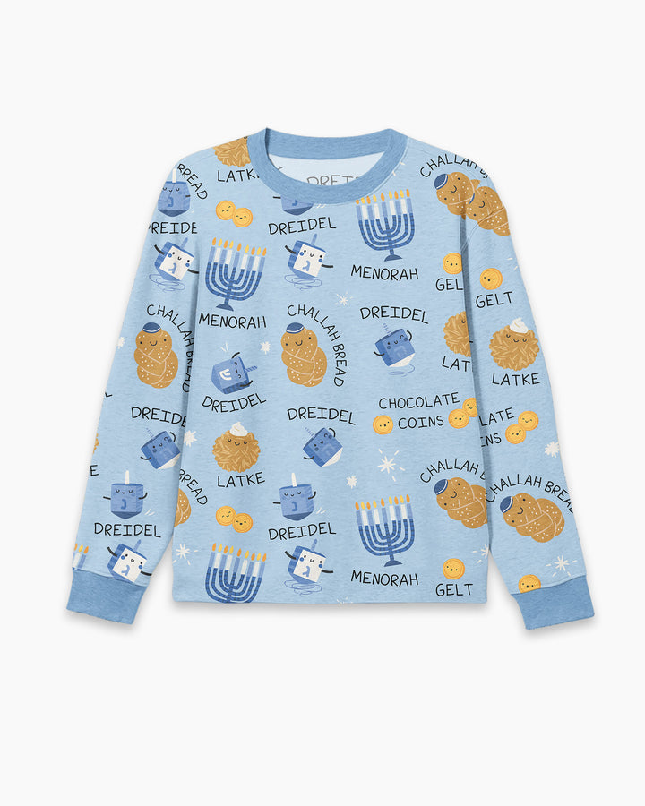Family Hanukkah Matching Bamboo Men's Pajama Set