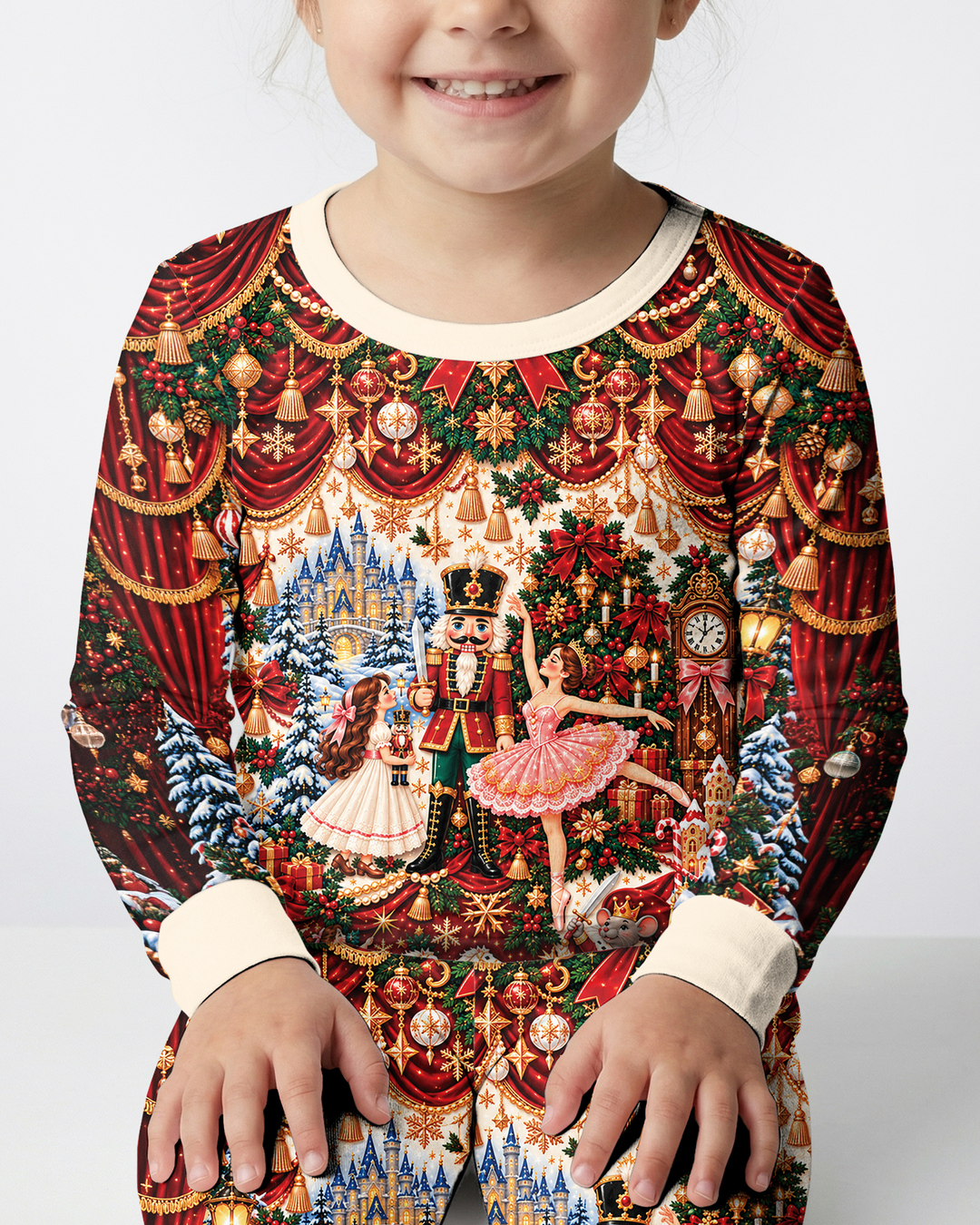 The Nutcracker's Christmas Bamboo Two Piece Long Sleeve Pajama Set