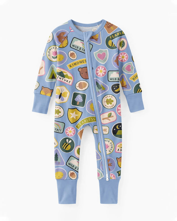 Gerippte Babykleidung mit individuellem Foto - Weich &amp; Skizzenhaft