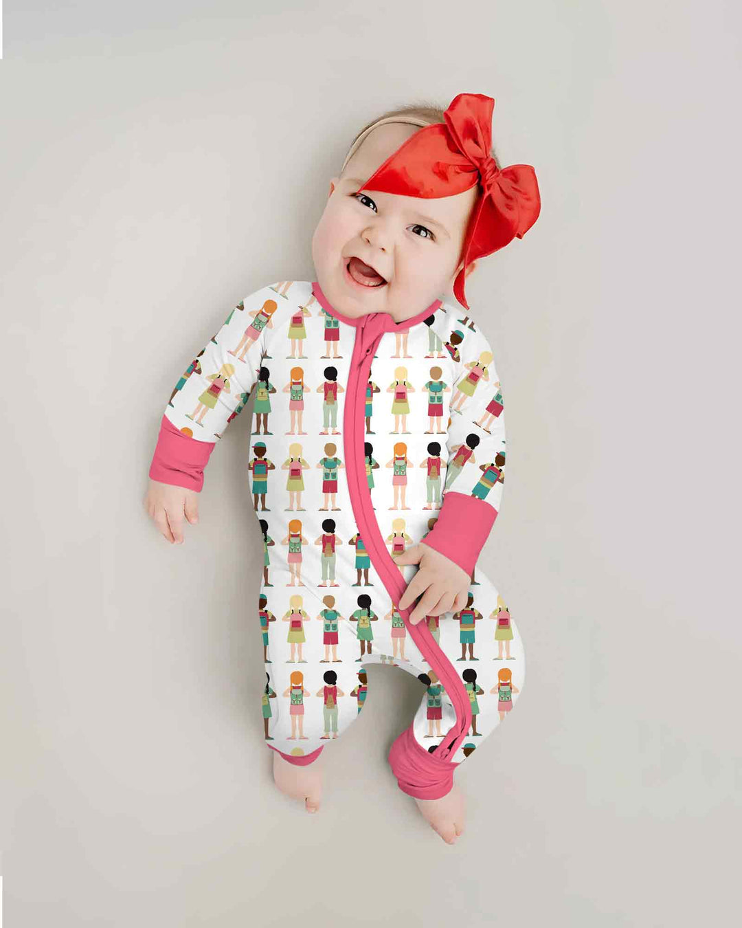 Gerippte Babykleidung mit individuellem Foto - Weich &amp; Skizzenhaft