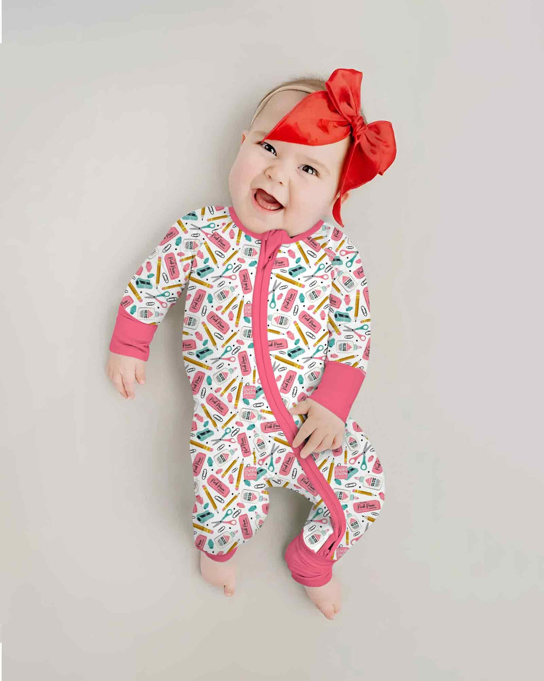 Gerippte Babykleidung mit individuellem Foto - Weich &amp; Skizzenhaft