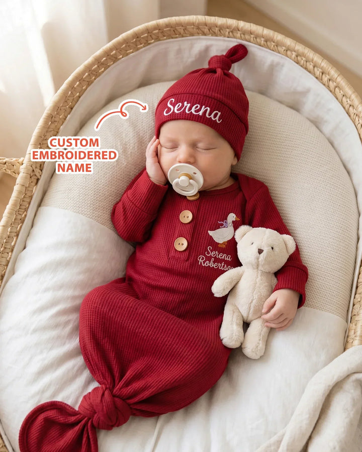 Gerippte Babykleidung mit individuellem Foto - Weich &amp; Skizzenhaft