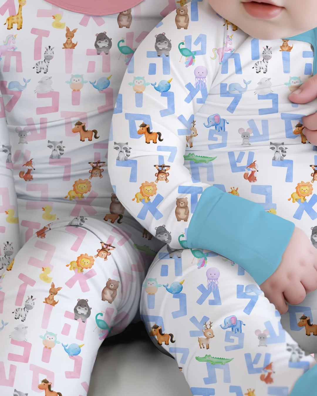 Gerippte Babykleidung mit individuellem Foto - Weich &amp; Skizzenhaft