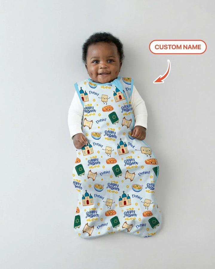 Custom name "Pesach Sameach" Bamboo Sleep Bag