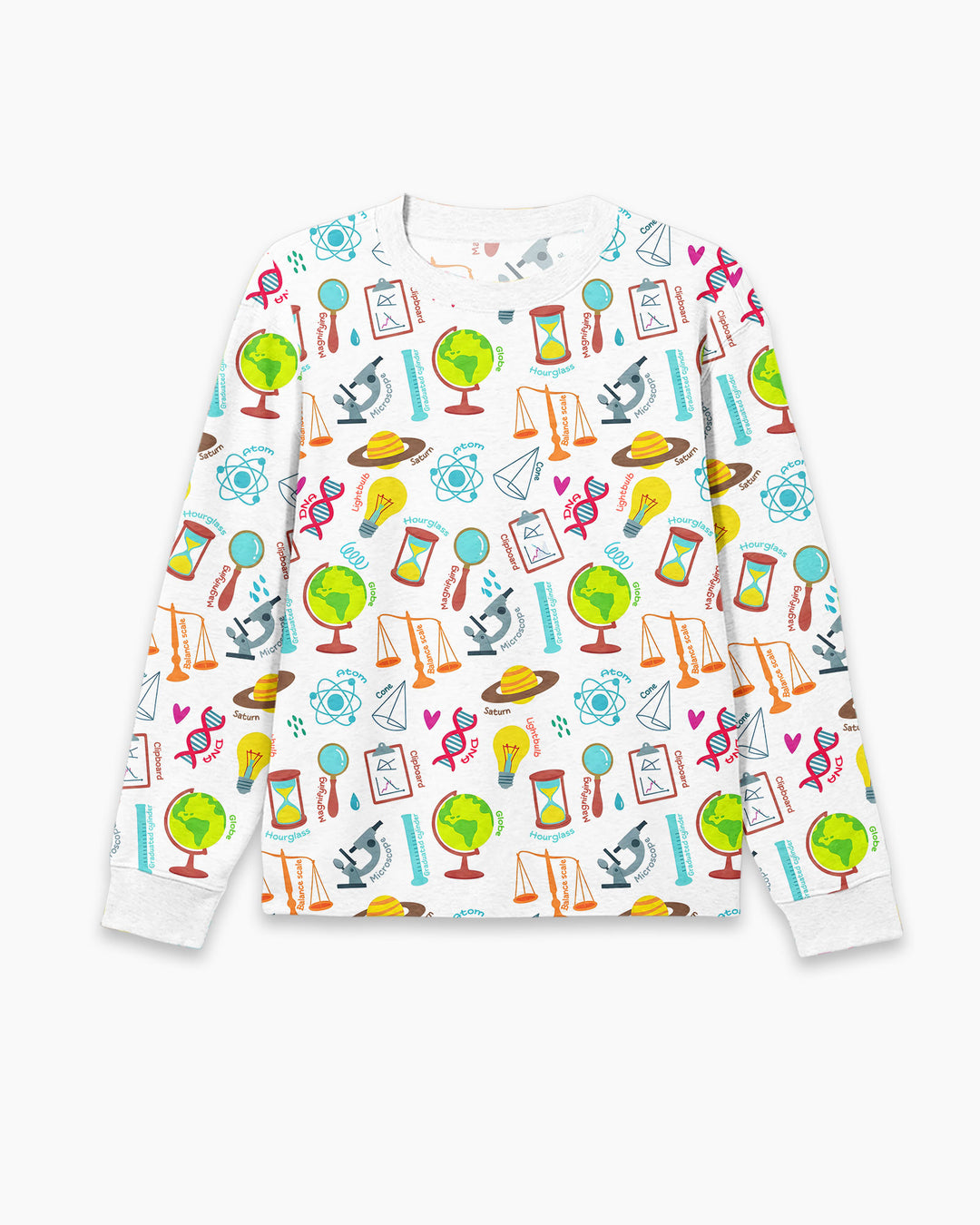 Tiny Scientist Explores The World  Bamboo Men's Pajama Set