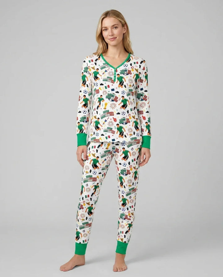 Vorlage Bambus Damen Pyjama Set