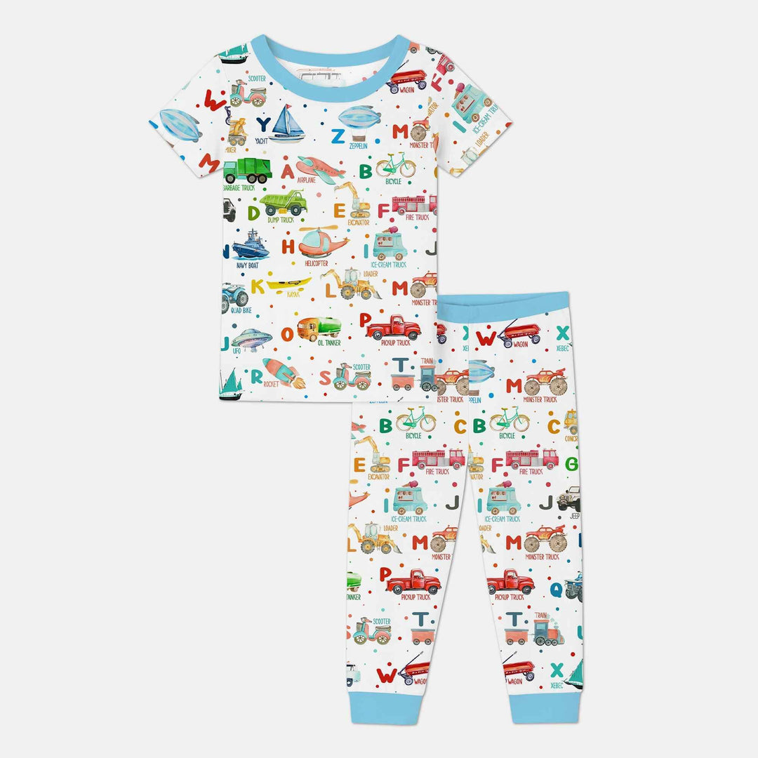 Zweiteiliges, kurzärmliges Pyjama-Set mit Marienkäfern
