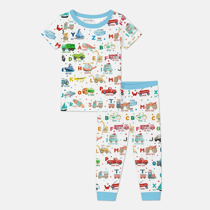 Zweiteiliges, kurzärmliges Pyjama-Set mit Marienkäfern