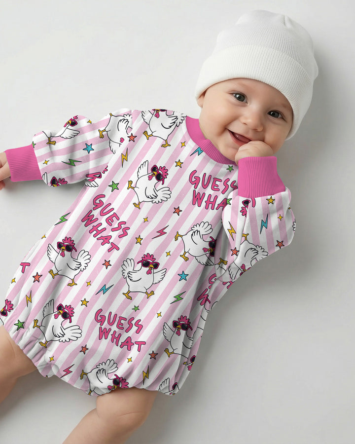 Guess What Chicken Butt! Bamboo Bubble Romper