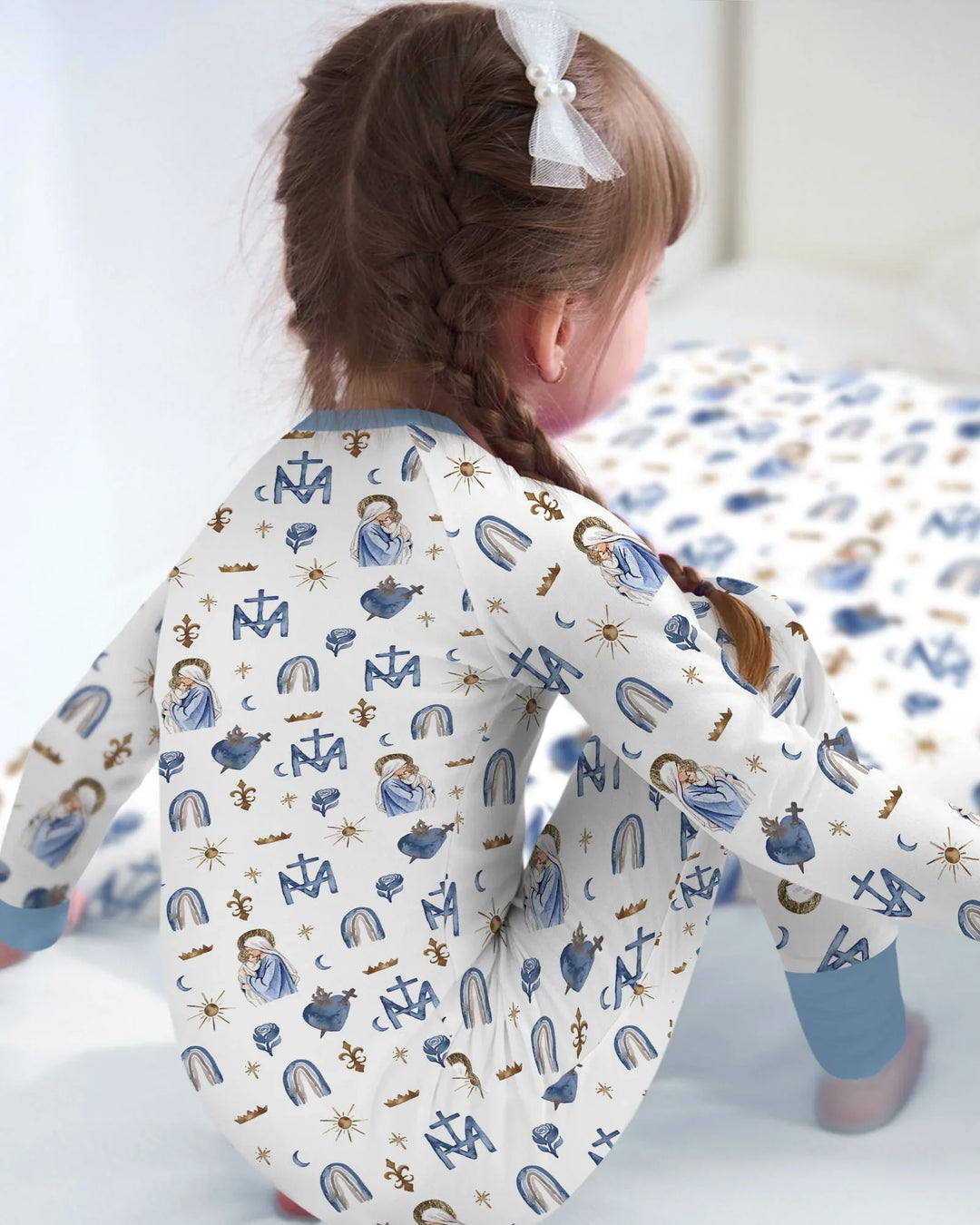 Gerippte Babykleidung mit individuellem Foto - Weich &amp; Skizzenhaft