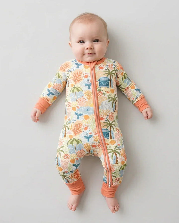 Gerippte Babykleidung mit individuellem Foto - Weich &amp; Skizzenhaft