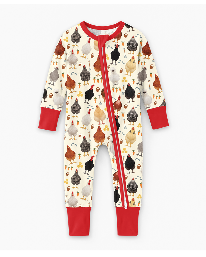 Little Chicken Farmer Bamboo Convertible Zippy