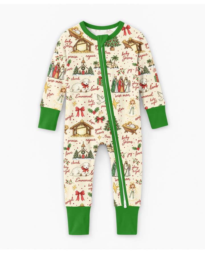 Tis The Season Family Matching Bamboo Convertible Zippy