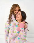 Pastell Lucky Charms Bambus Pyjama Set für Damen mit Streumuster