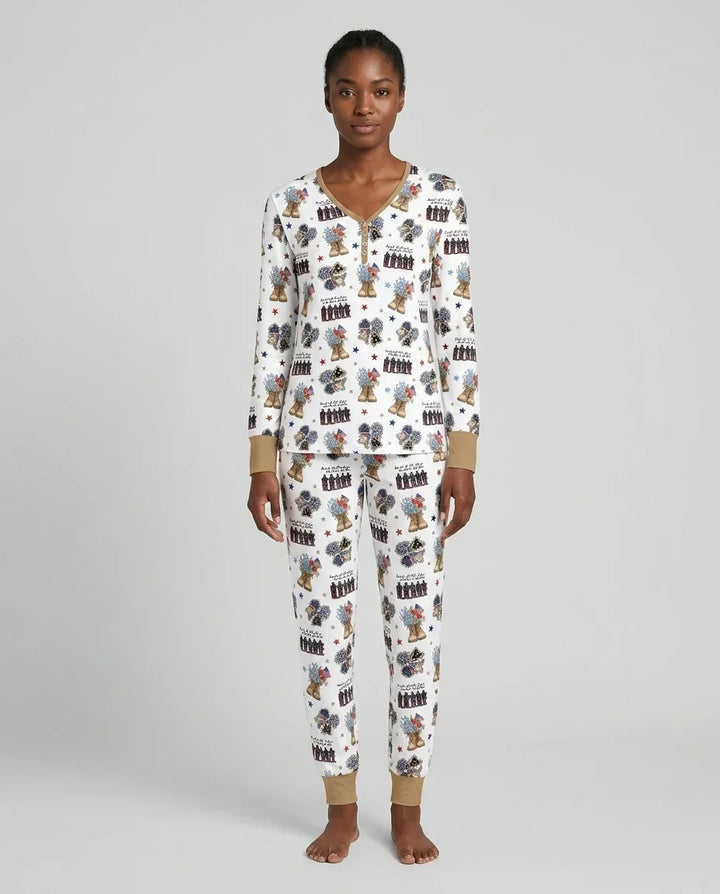 Vorlage Bambus Damen Pyjama Set