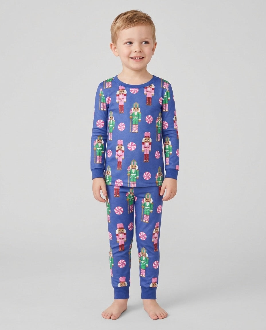Pink Nutcracker Dreams Bamboo Two Piece Long Sleeve Pajama Set