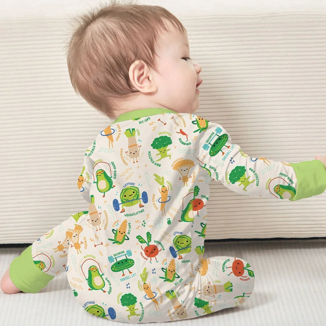Gerippte Babykleidung mit individuellem Foto - Weich &amp; Skizzenhaft