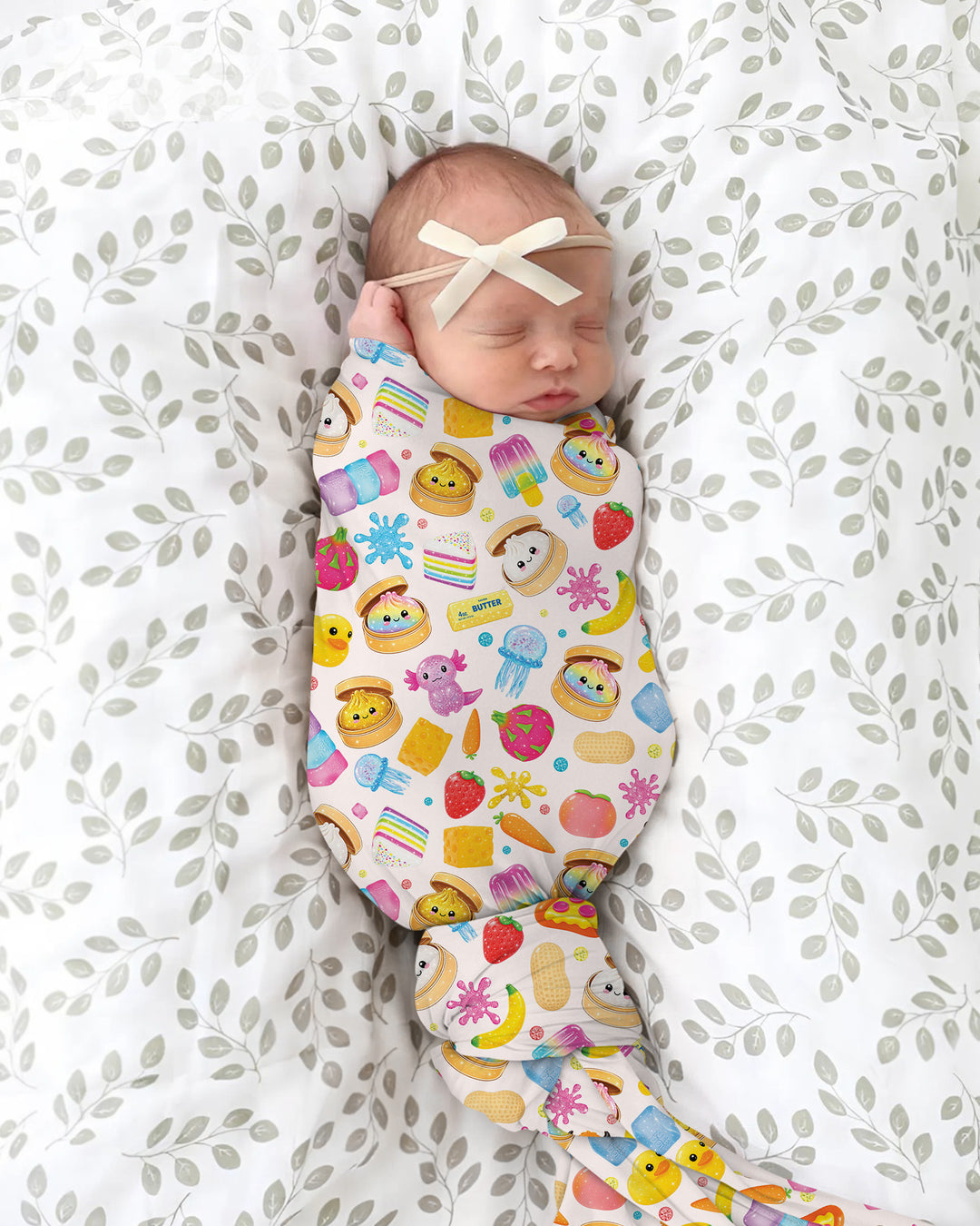 In My Squishies Era swaddle blanket